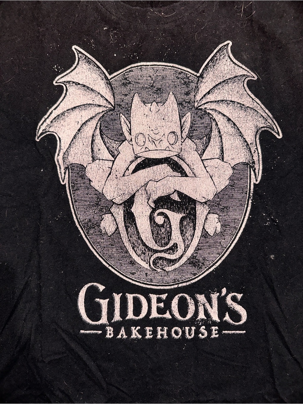 Men’s Small Gideons Bakehouse Disney Springs Classic Gargoyle Black Gothic Shirt